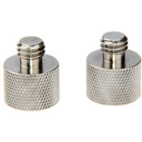

CAMVATE 3/8"-16 Male to 5/8"-27 Female Thread Adapter for Microphone Mounts and Stands, 2-Pack