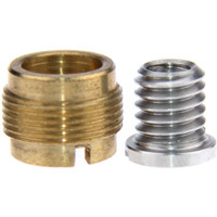 

CAMVATE 3/8"-16 Female to 5/8"-27 Male and 1/4"-20 Female to 3/8"-16 Male Screw Adapter Set