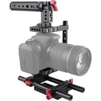 

CAMVATE Camera Cage with Rail Support System for Canon Nikon Sony Panasonic