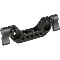 

CAMVATE 15mm Rod Clamp Railblock with 1/4"-20 Thread & Black Knob for DLSR Camera Rig Cage Baseplate