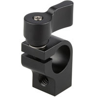 

CAMVATE Single 15mm Rod Clamp with 1/4"-20 Threads, Black Knob