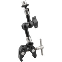

CAMVATE Crab Clamp with 7" Magic Arm & Mini Ball Head Mount for Microphone
