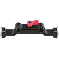 

CAMVATE Dual Rod Clamp with ARRI Rosette Adapter, Red Wingnut