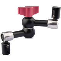 

CAMVATE 7" Articulating Magic Arm V3 with 1/4"-20 Mounts, Red Knob