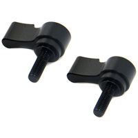 

CAMVATE M5 Male Threading Rotating Knob Adjustable Thumb Lever Screw, 15mm Long, Black, 2-Pack