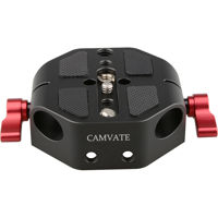 

CAMVATE Baseplate for Canon C100/300/500, Sony FS7, A7 Series, Red Wingnuts