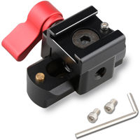 

CAMVATE Quick Release Clamp and Cold Shoe Mount Adapter, Red Wingnut