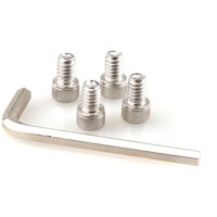 

CAMVATE 1/4"-20 Male Threading Hexagon Socket Head Srew Adapter for Baseplate