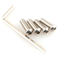 

CAMVATE 1/4"-20 Male Threading Hexagon Socket Button Head Cap Screw Adapter for Rig Cage, 4-Pack