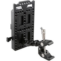

CAMVATE V-Lock Battery Plate with Power Supply Splitter, Super Clamp Crab Pliers Clip and Ball Head Mount