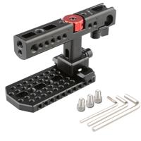 

CAMVATE NATO Handle Top Cheese Plate for Blackmagic Design URSA Mini Cameras, Red