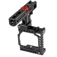 

CAMVATE Handheld Camera Cage with QR Cheese Handle for Sony A6500/A6000/A6300, Black