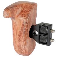

CAMVATE Left Hand Wooden Handle Grip for Select DV and DSLR Camera Cages