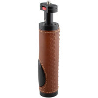 

CAMVATE Leather Handle Grip with 1/4"-20 Mini Rod Mount for Camera Video Light Monitor