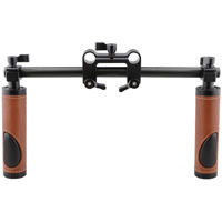 

CAMVATE Leather Handle Grips Handlebar Support Kit for DSLR/Camcorder Shoulder Rig