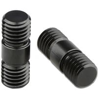 

CAMVATE M12 Thread Rod Extension Connector for 15mm Rail Support System, Black, 2-Pack
