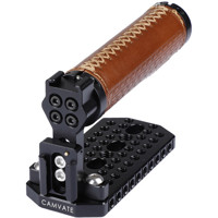 

CAMVATE Leather Handle Grip Top Cheese Plate for Blackmagic Design URSA Mini Cameras