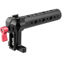

CAMVATE Top Cheese Handle with Rod Clamp for GH5, 5D Mark III Camera Rig, Red Wingnut