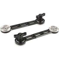 

CAMVATE NATO Rail Rosette Extension Arm, Black Thumbscrew, 2-Pack