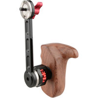 

CAMVATE Right Hand Wooden Handle Grip with 5.94" NATO Rail Rosette Extension Arm
