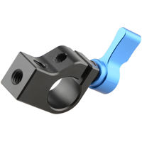 

CAMVATE Single 15mm Rod Clamp with 1/4"-20 Threads, Blue Knob