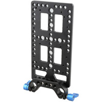 

CAMVATE Multi-Purpose Mounting Cheese Plate with Railblock, Blue Levers