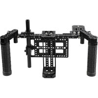

CAMVATE Director's Monitor Cage Kit with Multi-Function Plate Adjustable Rack