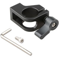 

CAMVATE 19mm Single Rod Clamp with Thumb Knob, Black
