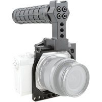 

CAMVATE Aluminum Small-Sized DSLR Camera Cage with NATO Top Handle for Sony and Canon Cameras