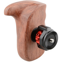 

CAMVATE Wooden Handle Grip with ARRI Rosette Mount, Left