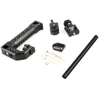 

CAMVATE Aluminum Shoe Mount Handle with 15mm Rod & Monitor Spport for BMPCC 4K Camera Cage