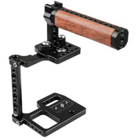 

CAMVATE Half Cage with Wooden Top Handle for BMPCC 4K Camera