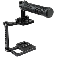 

CAMVATE Half Cage with Rubber Top Handle & Shoe Mount for BMPCC 4K Camera