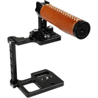 

CAMVATE Half Cage with Leather Top Handle & Shoe Mount for BMPCC 4K Camera