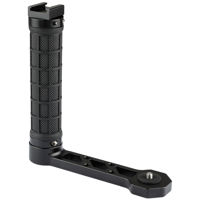 

CAMVATE Universal L-Shaped Rubber Handle with Cold Shoe Mount for DJI Ronin S/Zhiyun Crane Series Handheld Gimbal, Black