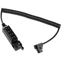 

CAMVATE D-Tap Male to 4-Port Female Hub Cable with Cheese Plate and 15mm Rod Clamp