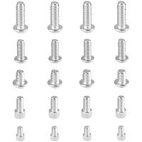 

CAMVATE 1/4"-20 Stainless Steel Hex Screw Pack Multiple Types, 20-Pack