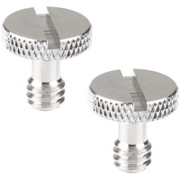 

CAMVATE 1/4"-20 Slotted Screw for Select Cameras/Tripod Plates, 2-Pack