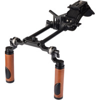 

CAMVATE DSLR Shoulder Mount Rig with Manfrotto QR Base Plate and ARRI Rosette Dual Handgrip