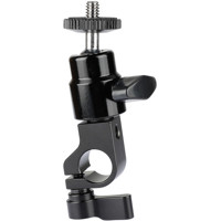 

CAMVATE 15mm Rod Clamp with 1/4"-20 Mini Ball Head Mount, Black Knob
