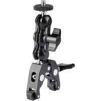 

CAMVATE Versatile Super Clamp with T-Handle, Mini Ball Head Mount and Dual-Ended 1/4"-20 Screw Adapter