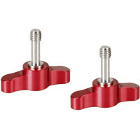 

CAMVATE M6x18mm Thumbscrew Assembly Knob, 2 Pieces, Red