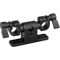 

CAMVATE Adjustable 15mm Dual Rod Clamp with 360 Degree Swivel Rod Adapter