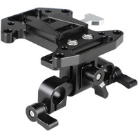 

CAMVATE Quick Release V Lock Mount Battery Plate with Adjustable 15mm Rod Clamp