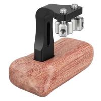 

CAMVATE Wood Handle with Reversible 1/4"-20 Thumbscrew Connection, Medium-Sized Left Grip