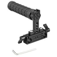 

CAMVATE Rubber Handle Grip with 15mm Dual Rod Clamp