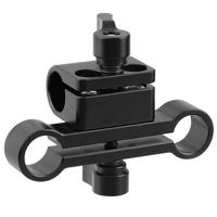 

CAMVATE 15mm Single Rod Clamp and Dual Rod Clamp Adapter Set