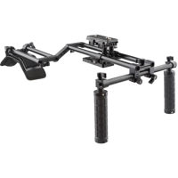 

CAMVATE Shoulder Mount Rig with Manfrotto-Style QR Plate and 15mm Rod System for DSLR Camera / DV Camcorder