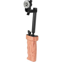 

CAMVATE Wood Handgrip Kit with Built-in Ball Head Connection and Rosette Mount