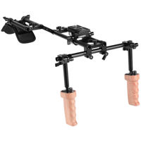 

CAMVATE Shoulder Mount Support with Manfrotto-Style Plate and Dual Wood Handgrip